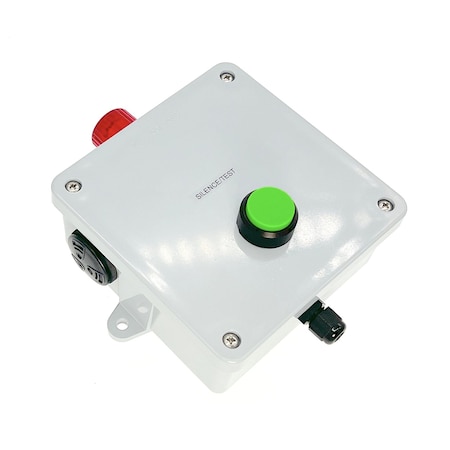 Gizmo Engineering Alarm BoX 9V Lithium Battery powered, LED, Waterproof IP65 enclosure 5X5X2, Buzzer 103dB - 2ft AB-5