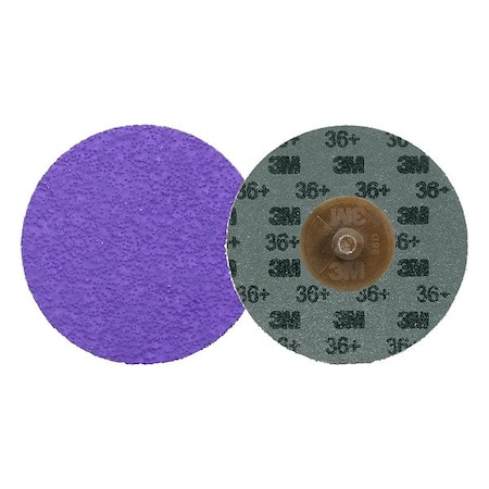 3M Cubitron Quick-Change Disc, Ceramic, 3 in Dia., PK50 7100331729