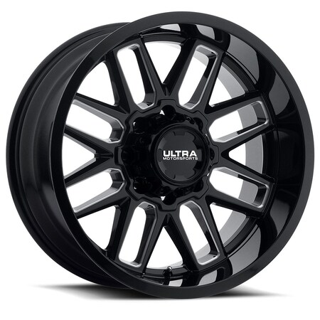Ultra WHEELS 18 Inch Diameter x 9 Inch Width 8 x 170 Millimeter 8 x 669 Inch Bolt Pattern 231-8987BM+12