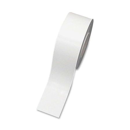 Magna Visual Magnetic Strip Roll, White, 2 in. x 50 ft. MR50-161P