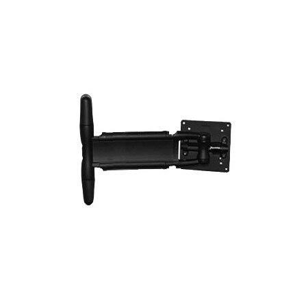 Southco Display Mount, Tilt & Swivel, Single Arm, Aluminum Alloy, Powder Coat, Black AV-D30-25A103-50