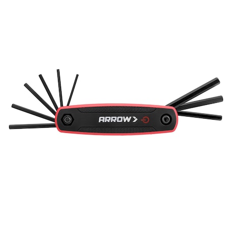 Arrow Fastener 8PC Folding Hex Key - MM SET AHT08006
