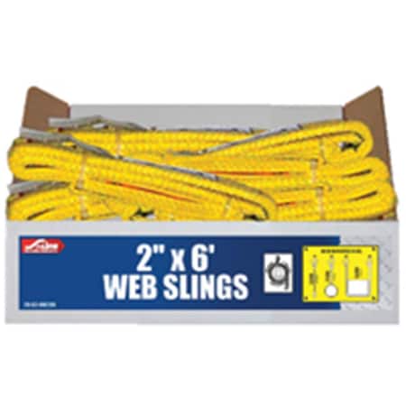 S-Line 20-EE2-9802X6 2Ply Twisted Poly Sling 2 In. x 6 Ft. 3712973