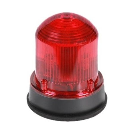 Edwards Signaling Warning Light, Red, 12W Halogen, 120V AC, 65 FPM, 3 1/4 in Dia. 125HALFR120A