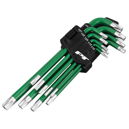 Performance Tool 9-Piece Long Arm Star Key Set, W9137 W9137