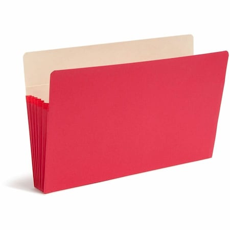 Smead File Pocket, StraightCut Tab, 514 Expansion, Legal Size, Red, 10 per Box 74241, Red SMD74241