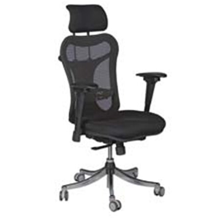 Chesterfield Balt- Inc.  Executive Chair- Adjustable Height-Headrest- 28in.x24in.x51in.- Black CH517499
