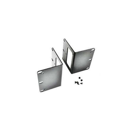 Cable Wholesale 4U 23 inch Telco Rack Mounting Brackets (pair) Black Powder Coat 68F1-23040