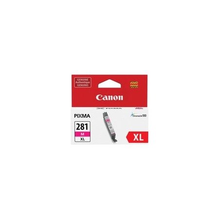 Canon CLI-281XL Original Inkjet Ink Cartridge, Magenta, Inkjet CLI281XLMA