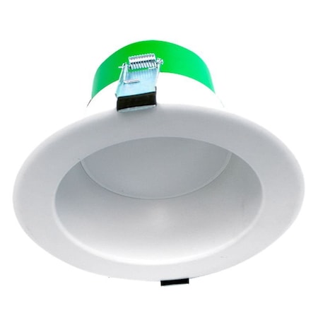 Westgate BUILDER SERIES SNAP-IN COMM. RECESSED LIGHT 4in 5-12W 3CCT WHT, 5W/7W/12W, 30K/35K/40K, White+Green CRLE4-5-12W-MCTP-WH