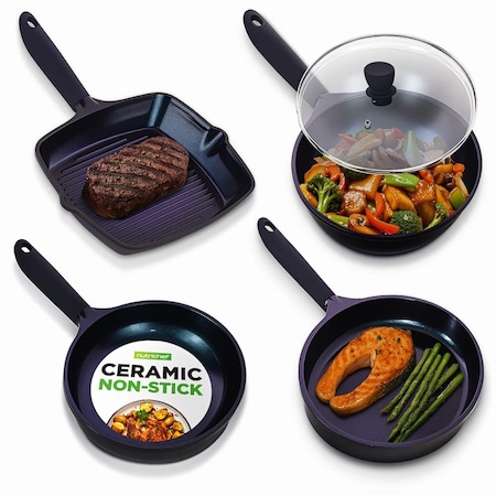 Nutrichef NonStick Frying Pans NCMKSET5