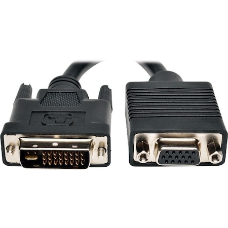 Tripp Lite 8IN DVI TO VGA ADAPTER CONVERTER CABLE DVI-I DUAL LINK TO HD15 M/F 8 IN P120-08N