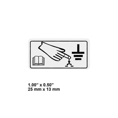 Skyjack REPLACEMENT DECAL, GROUND RESET STOCK 117389