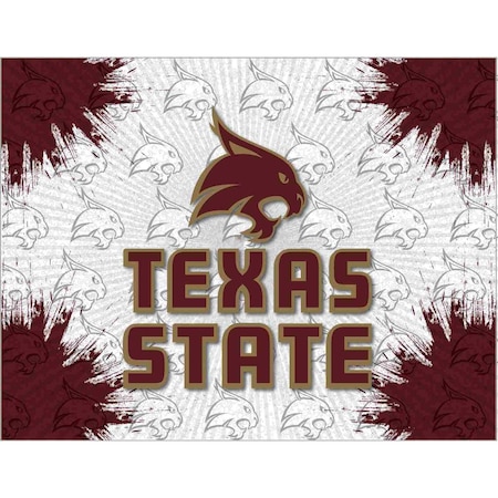 Holland Bar Stool Co Texas State University 24"x32" Canvas Wall Art LCnvs2432TexsSt