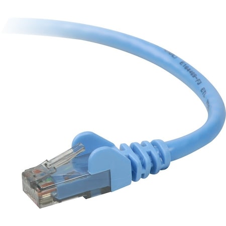 Belkin 15Ft Cat6 Patch Cable, Utp, Blue Pvc Jacket, 23Awg, 50 Micron, Gold A3L980-15-BLU