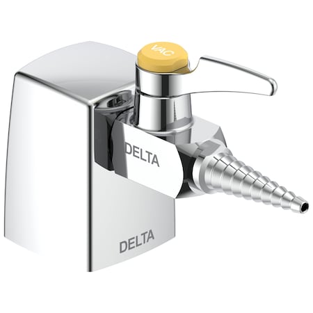 Delta Commercial W62 Series Ball Valve Deck-Mount Turret Ball Valve Hose Cock In Chrome W6210VAC