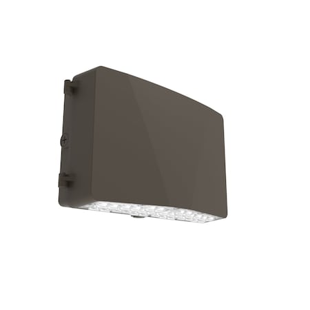 Beyond Led Technology LED Full Cut-off Wall Pack, Adj Watt 35W/50W/70W, 9100 LM, CCT 5000K, 100V-277V, Bronze Housing 157088