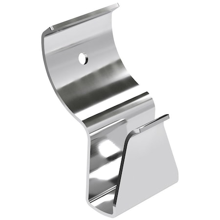 National Hardware Siding Hook, 78 in L, 1716 in H, Stainless Steel N275-532