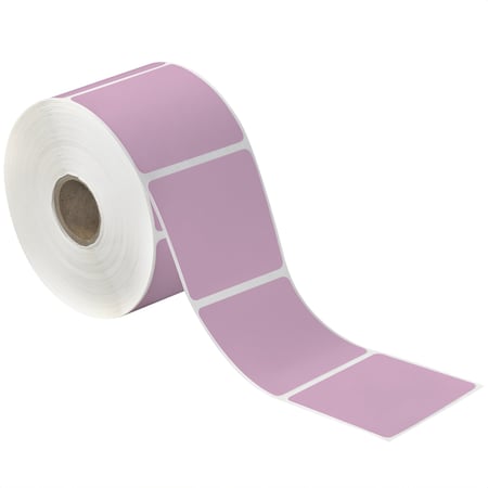 Tape Logic 2 1/4 x 2in Pink Desktop Direct Thermal Label, 12PK THD391
