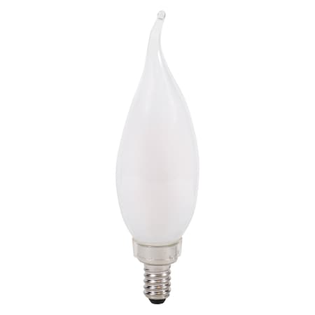Ledvance/ Sylvania LED Natural TruWave B10, 5.5W, Dimmable, 90CRI, 500 Lumen, 5000K, 15000 Life, Candelabra, Frosted LED5.5B10CBENTDIMF95013YTL