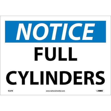 Nmc Notice Full Cylinders Sign, N26PB N26PB