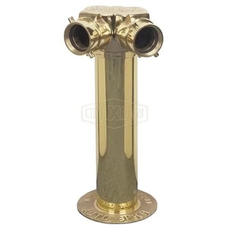 Dixon The Right Connection 21-207 2-Way Sidewalk Siamese Assembly, 2 2-1/2 x 6 in, FNST x FNPT, Cast Bra 2WSA6025F-SP