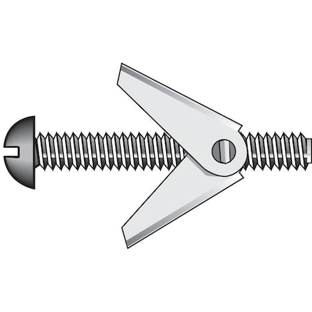 Hillman Fas-N- Tite 3/16 in. D X 4 in. L Round Steel Toggle Bolt, 50PK 370057