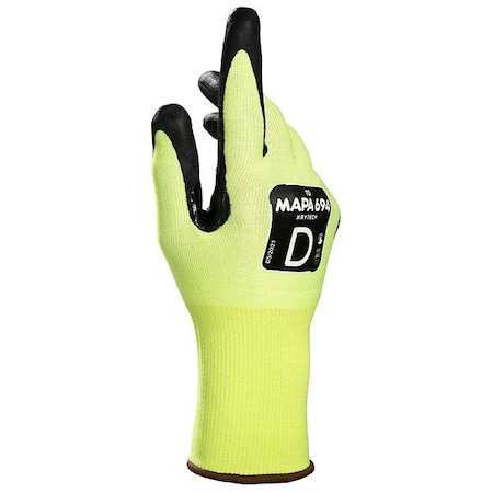 Mapa Knit Gloves, Cut Level A4 , Foam Nitrile , Smooth 1 PR 694