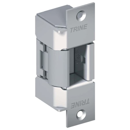 Trine Left Hand Outdoor Electric Strike for Cylindrical and Mortise Locks EN400 with 24 Volt DC Satin 40024DC32DLH