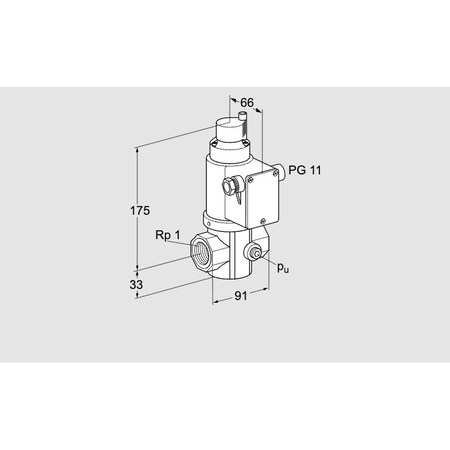 Honeywell Kromschroder VLV, SOLND, GAS, VG 25R02LK31DM KS85207163