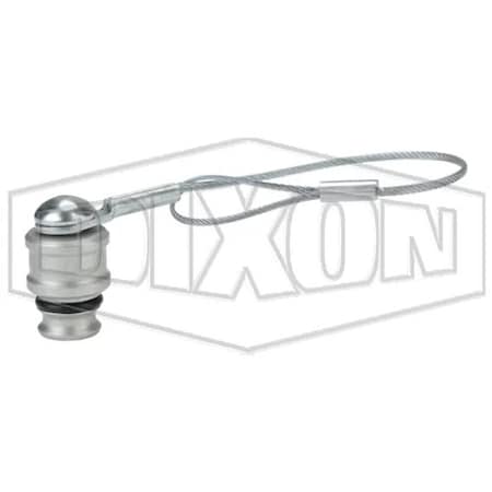 Dixon 1/4 in H-STYLE DUST PLUG, ALUM 270008-2 2VDP-A