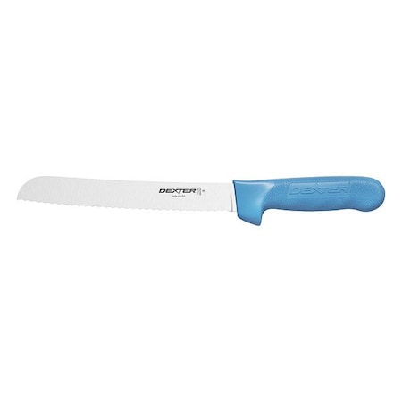 Dexter Russell Bread Knife, 8" L, SS Blade, Blue 13313C