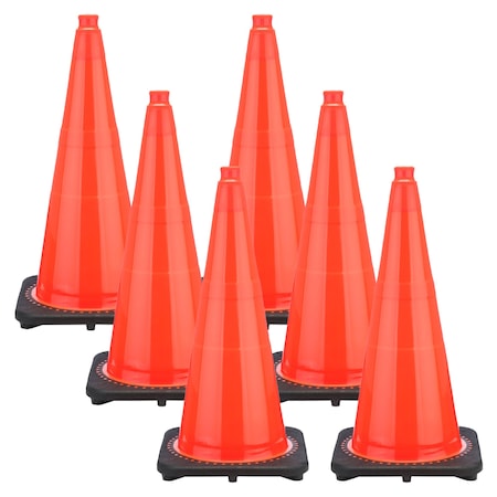 Mr. Chain 28" Traffic Orange Traffic Cones (6-Pack) 97513-6