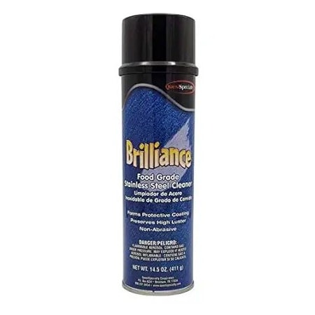Quest Specialty BRILLIANCE Oil-Based Stainless Steel Cleaner net 14.5 oz. 2490-1