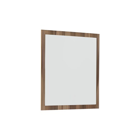 Homeroots 41" Natural Wood Framed Accent Mirror 282583
