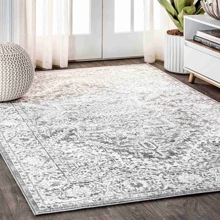 Jonathan Y Modern Persian Vintage Medallion Light Gray 3 ft. x 5 ft. Area Rug MDP100A-3