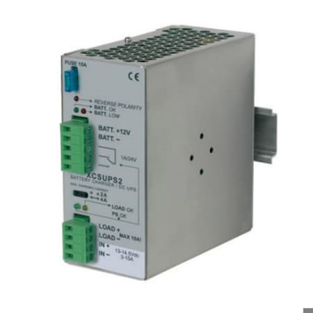 Automation Systems Interconnect 24V DC UPS, Uninterruptable Power Supply, Lead-Acid Batteries, DIN Rail Mounted XCSUPS1