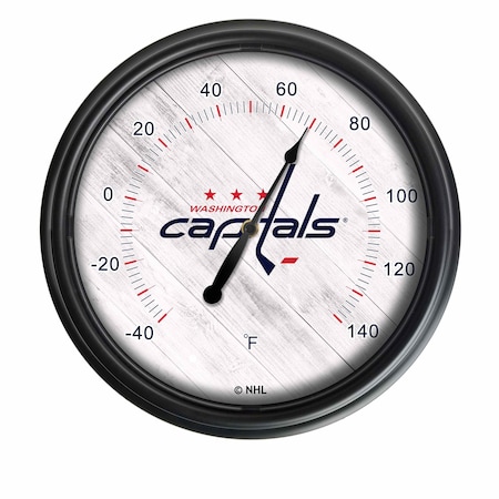 Holland Bar Stool Co Washington Capitals Indoor/Outdoor LED Thermometer ODThrm14BK-08WshCap