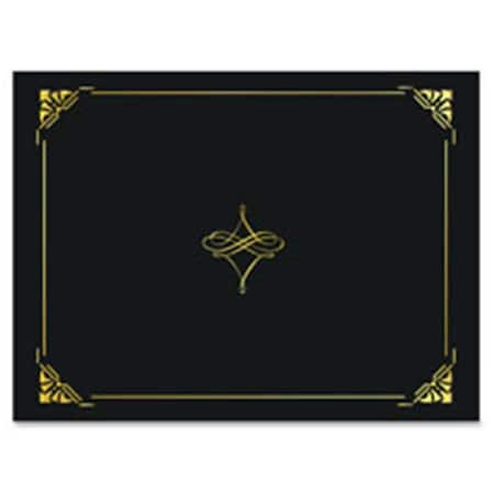 Toyopia Gold Foil Border Certificate Holder, Green - Gold, 5PK TO127908