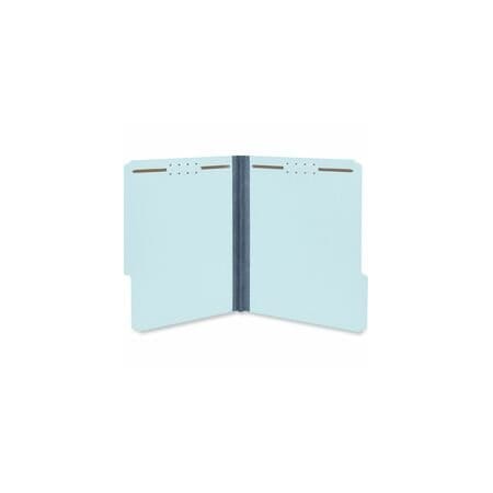 Universal Top Tab Classification Folders, 1 in. Expansion, 2 Fasteners, Letter Size, Light Blue Exterior, 25PK UNV10415