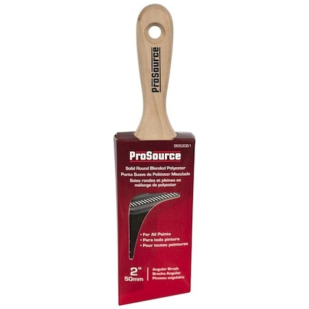 Prosource Angular Sash Paint Brush, Round Handle OR 21681 0200