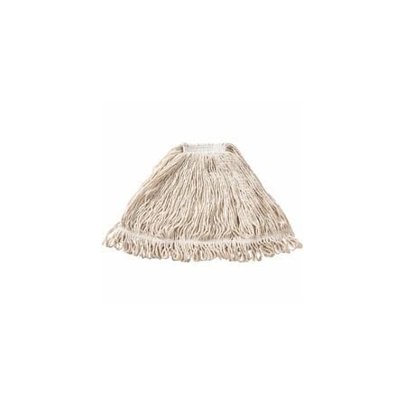 Rubbermaid Commercial MOP, BLEND, SPRSTITCH, LRG, WH, 6PK D21306WH00