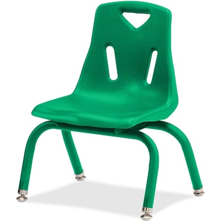 Jonti-Craft Berries Stacking Chair with Powder-Coated Legs, 10 in. Ht, Green 8120JC1119