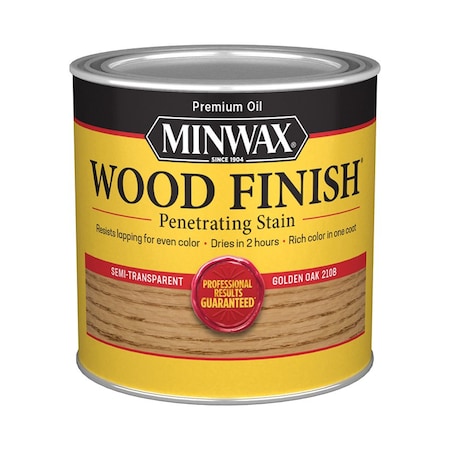 Minwax 1/2 Pt Golden Oak Wood Finish Oil-Based Wood Stain 22102