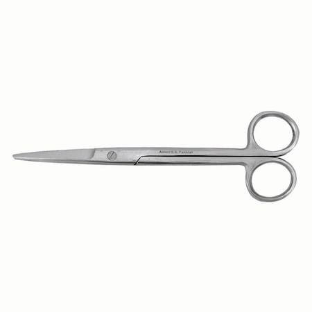 Jorgensen Laboratories 6 3/4", Serrated Mayo Scissors, Straight J0077BS