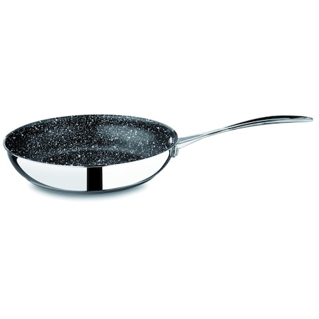 Mepra Glamour Diamond Non-Stick Frying Pan w/2 Handles and Lid 9.45" - 1 Piece - Stainless Steel 30217924