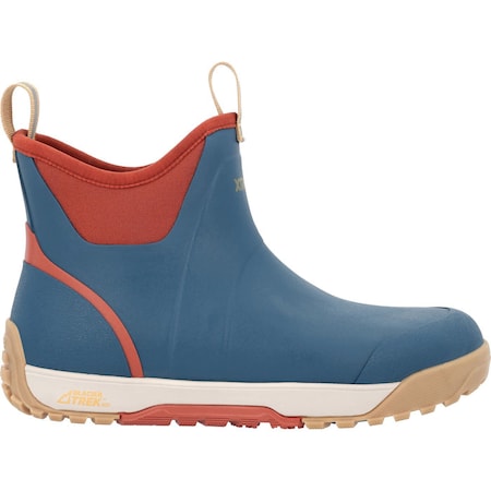 Xtratuf Men's Ice Fleece Lined Ankle Deck Boot, Legion Blue Rust, Size 7 XMABI200