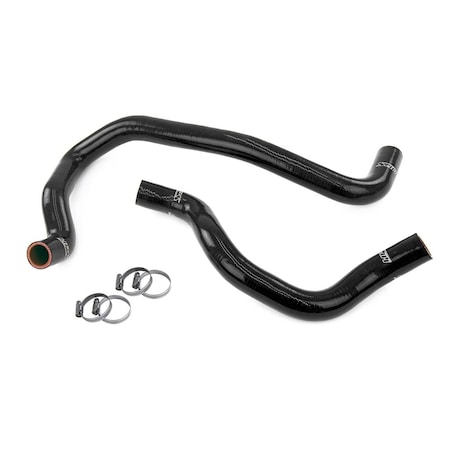 Hps Performance High Temp Reinforced Silicone Radiator Coolant Hose Kit, Black, 57-2048-BLK