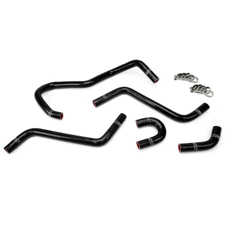 Hps Performance High Temp Reinforced Silicone Radiator Coolant Hose Kit, Black,  57-1345-BLK