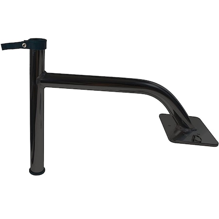 Panther Products Panther 3in Quick Release King Pin Bow Mount Bracket - Black - Powder Coat KPB30B